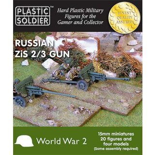 15mm WW2 Russian ZiS 2 and 3 Anti Tank and Field Gun (4)