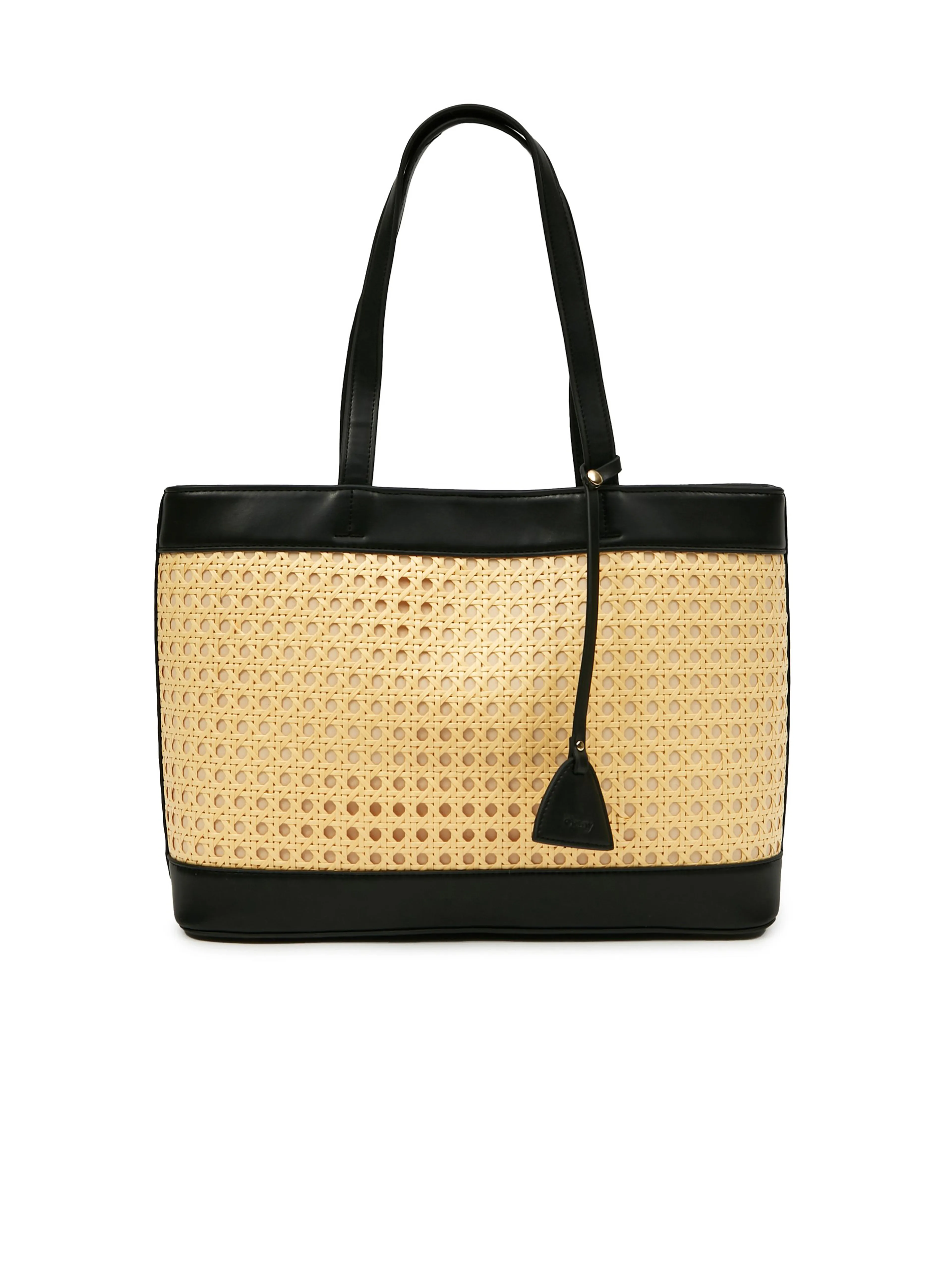 Brauner und schwarzer Damen-Shopper ORSAY