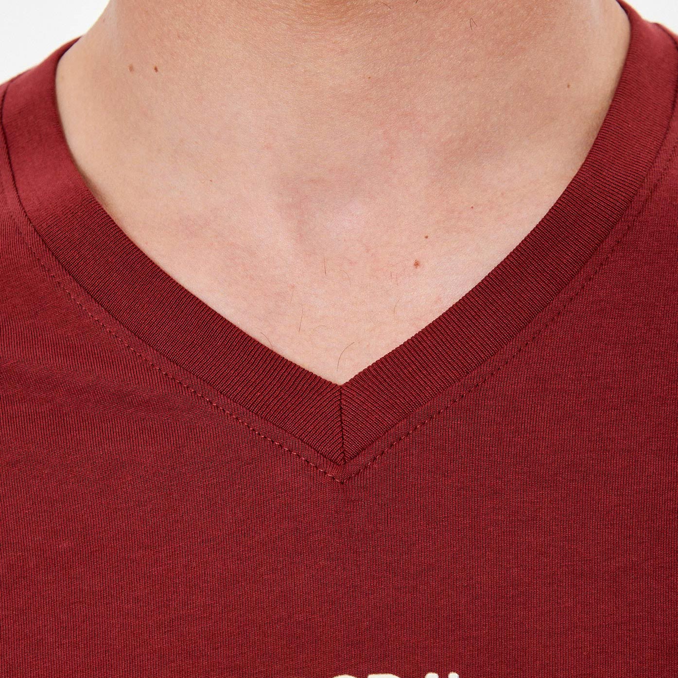SETER  T-shirt bordeaux homme 100% coton bio