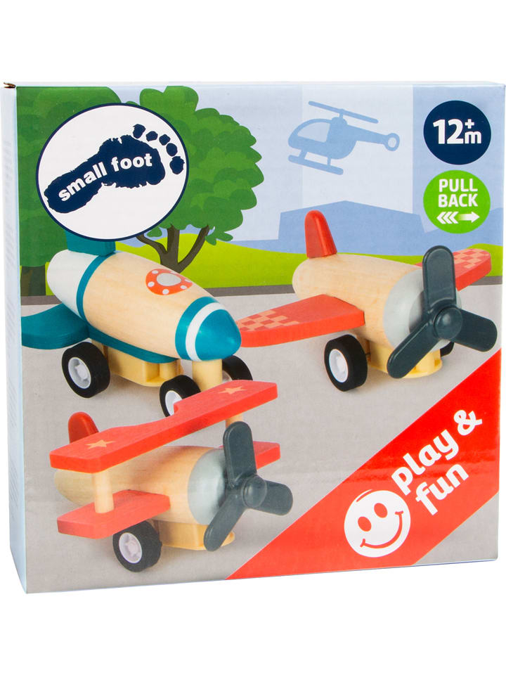 small foot 3er-Set: Rückziehflieger - ab 12 Monaten günstig kaufen onesize