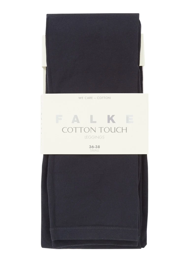 Meias-calças Falke Cotton Touch feitas com mistura de algodão orgânico.
