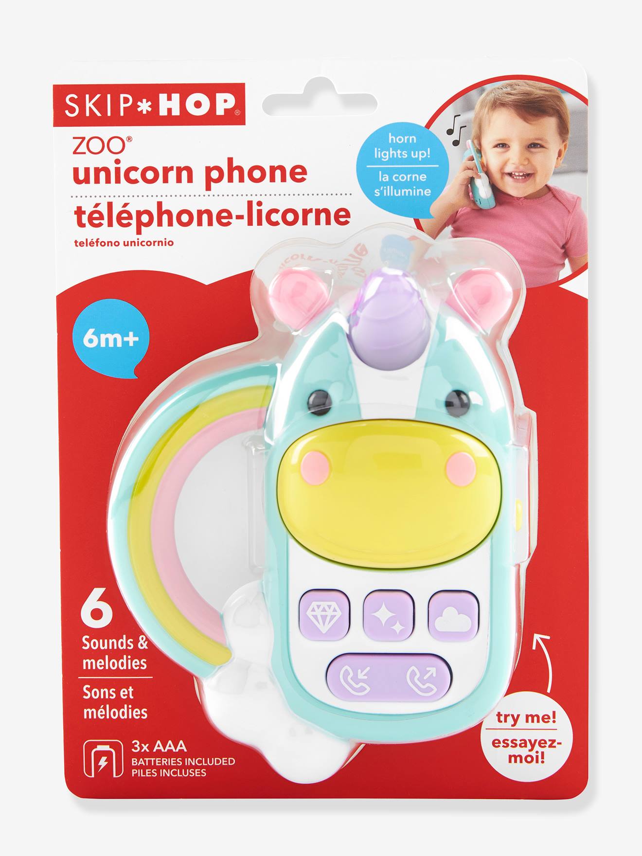 Téléphone Licorne SKIP HOP multicolore