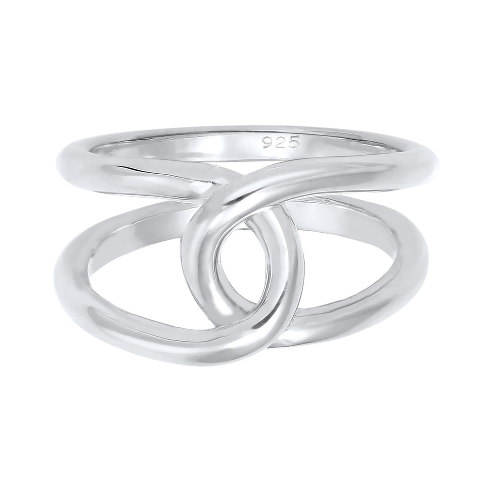 Elli Elli Bague Organique Filigrane Bague Femme - Argent (925/1000) Bague