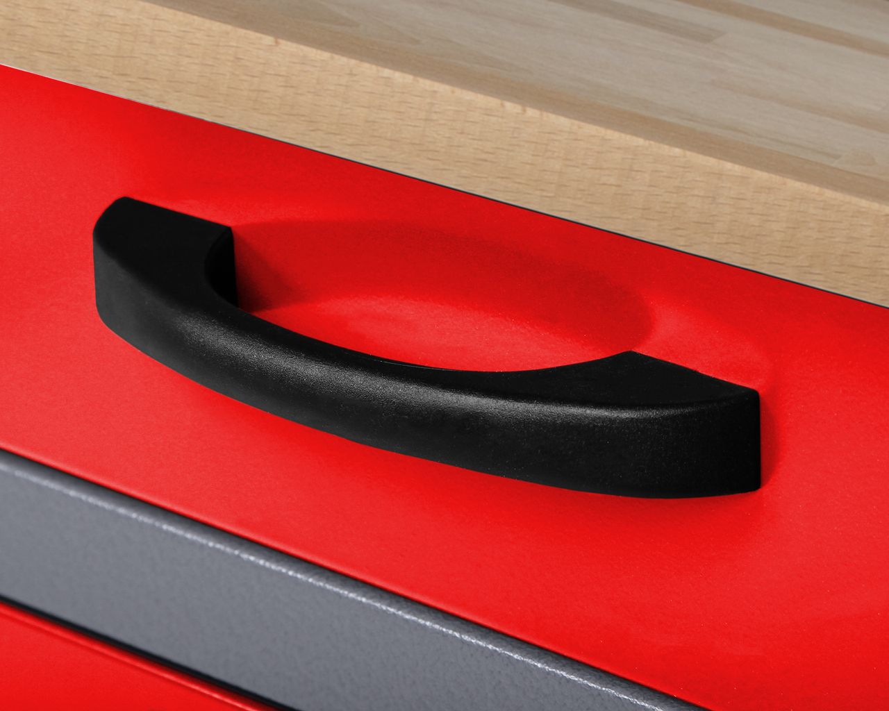 Ondis24 Werkstatt Set Werner 120 cm 1 Schrank LED rot
