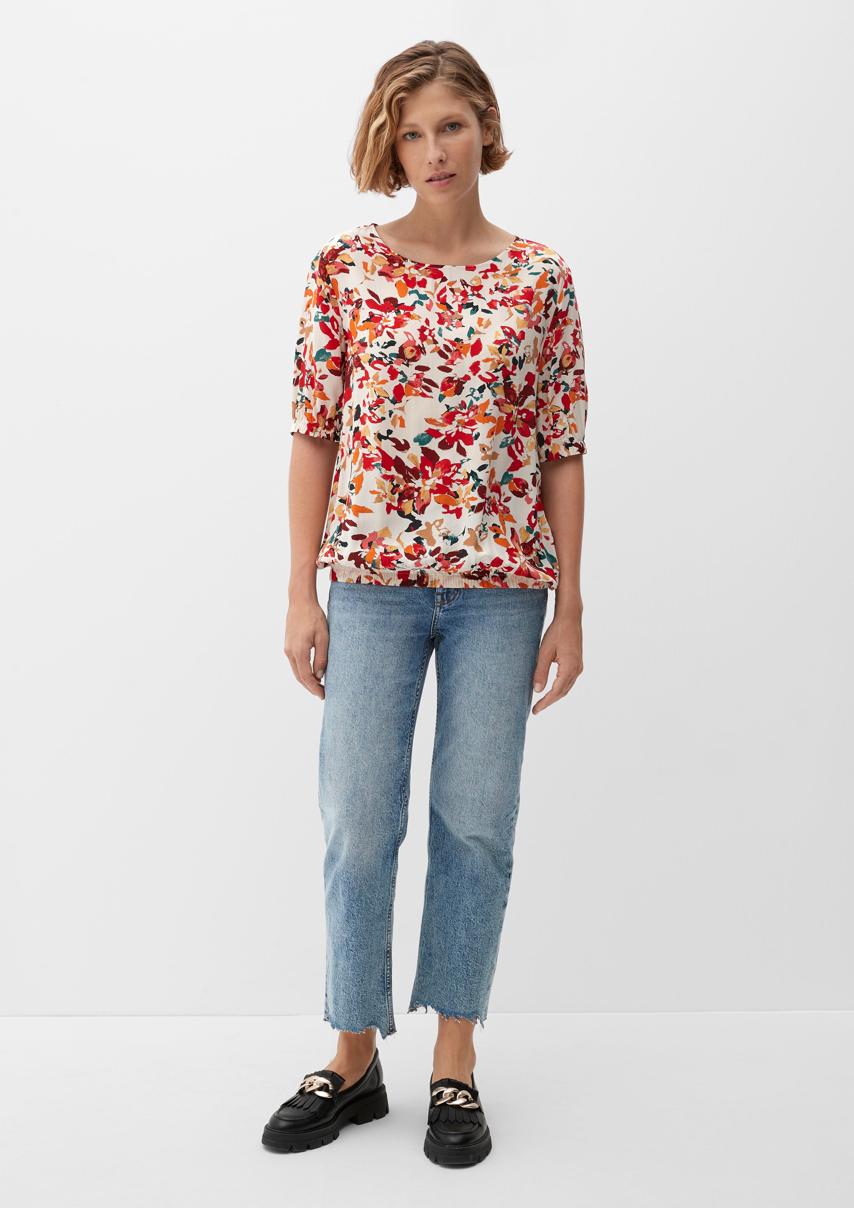 Blusenshirt mit Allovermuster  2123874-81A0