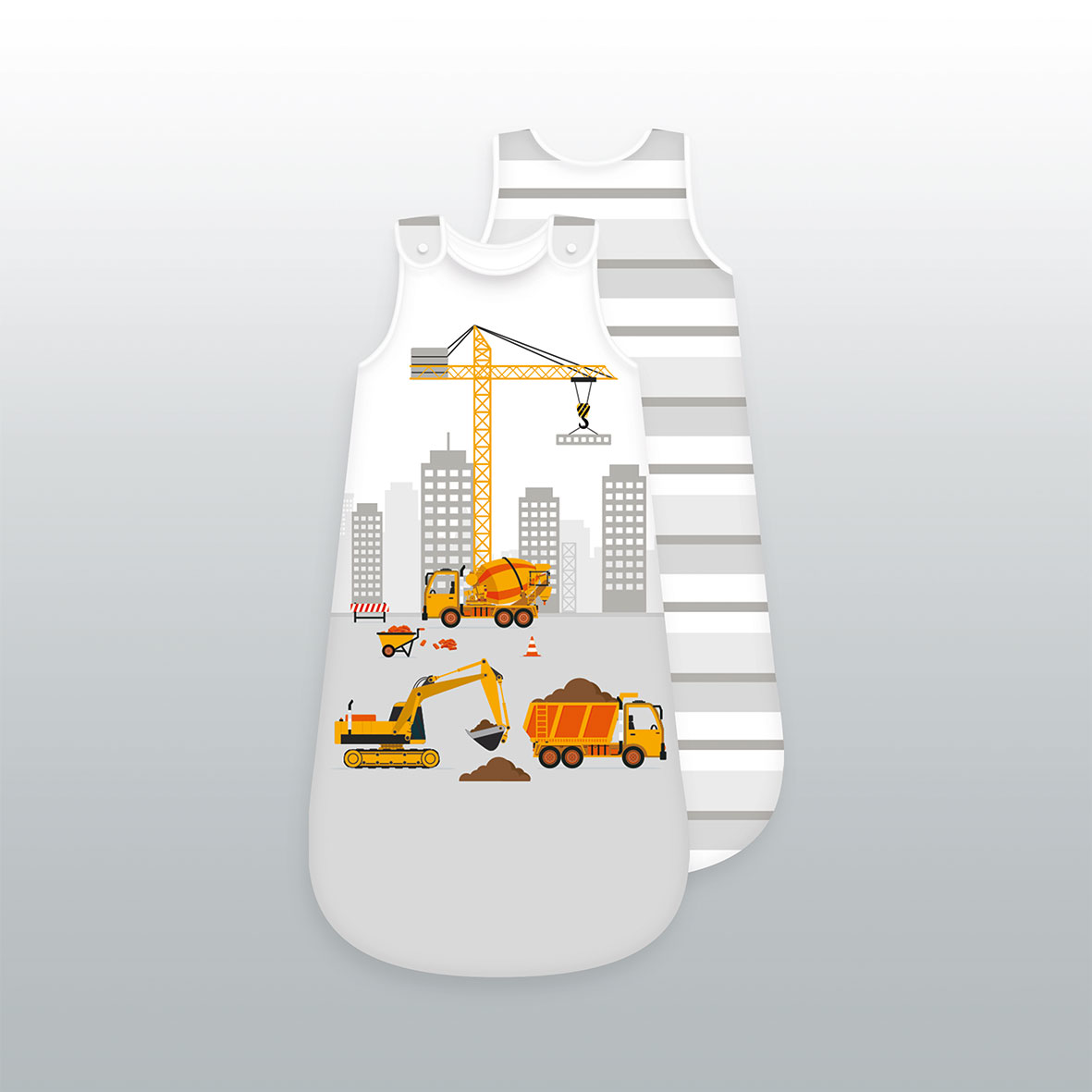 Herding Baustelle Baby-Schlafsack, Größe: 90 x 45 cm