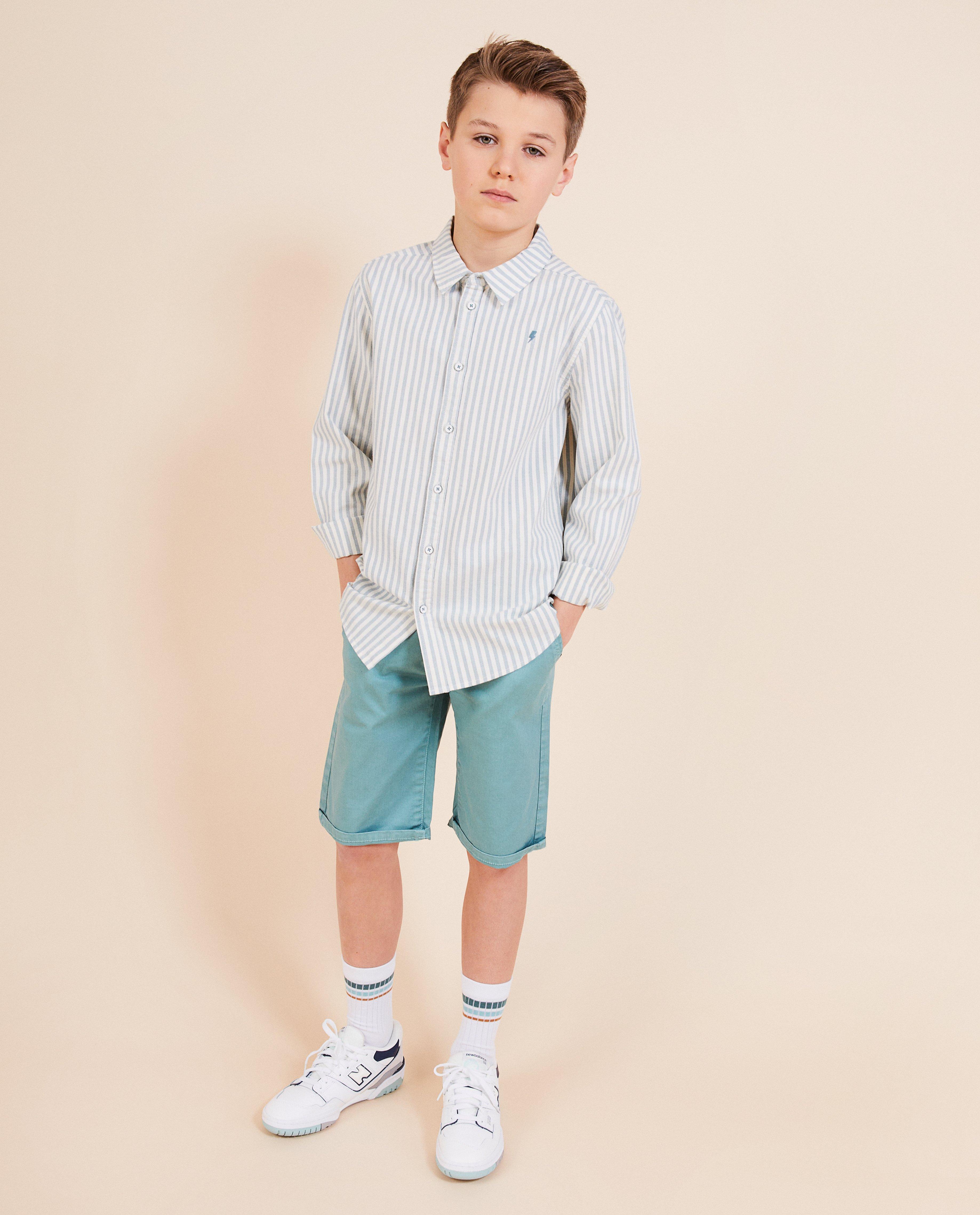 Kidz Nation csíkos ing, party khaki