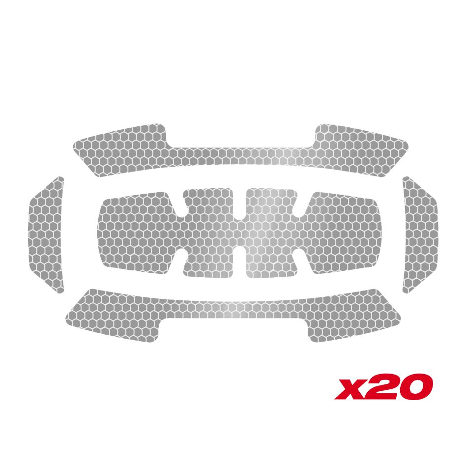Milwaukee Accessories 4932500168 BOLT Reflexné nálepky - strieborné - sada 20 kusov