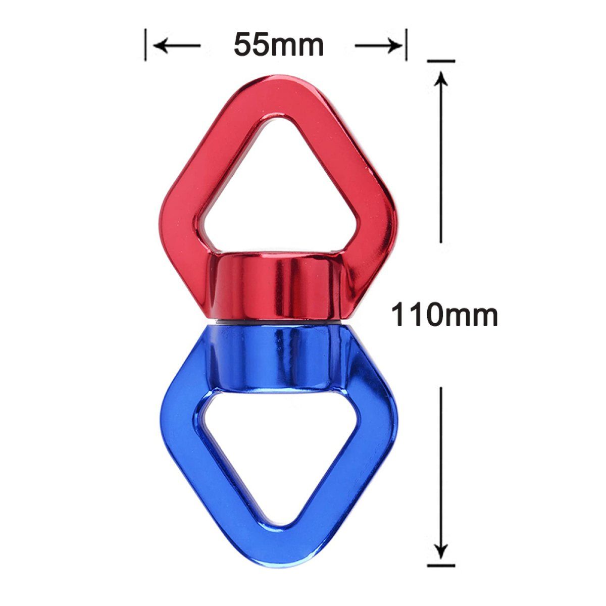 Rwoythk Klettergurt Swing Swivel, Rotator Swing Spinner Micro Swivel Device