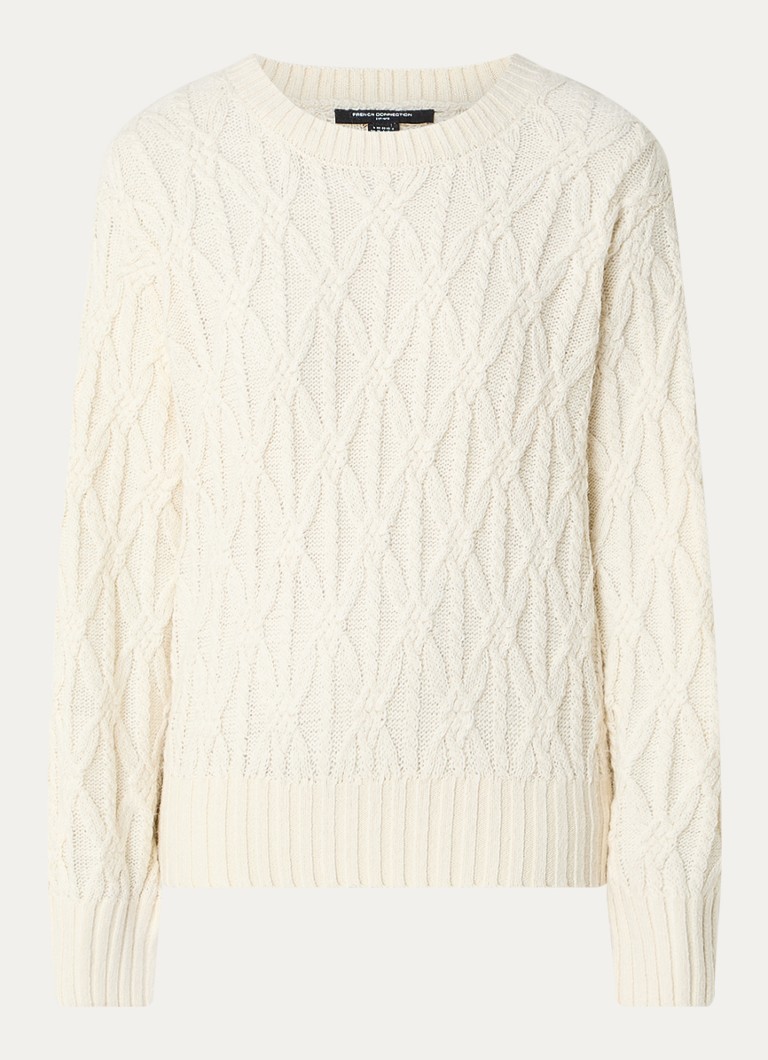 Sweter z okrągłym dekoltem w stylu French Connection
