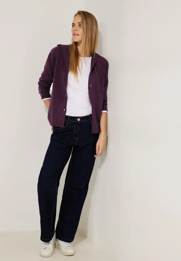 CECIL Kapuzen Strickjacke