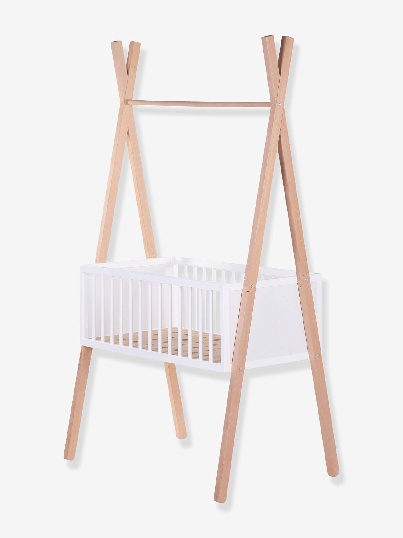 Berceau Tipi évolutif CHILDHOME naturel/blanc