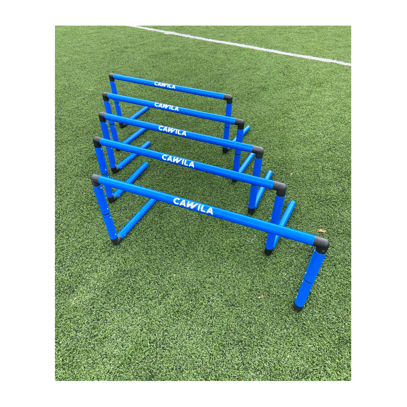 Cawila LIGA Trainingshürden 5er Set | 40cm Blau