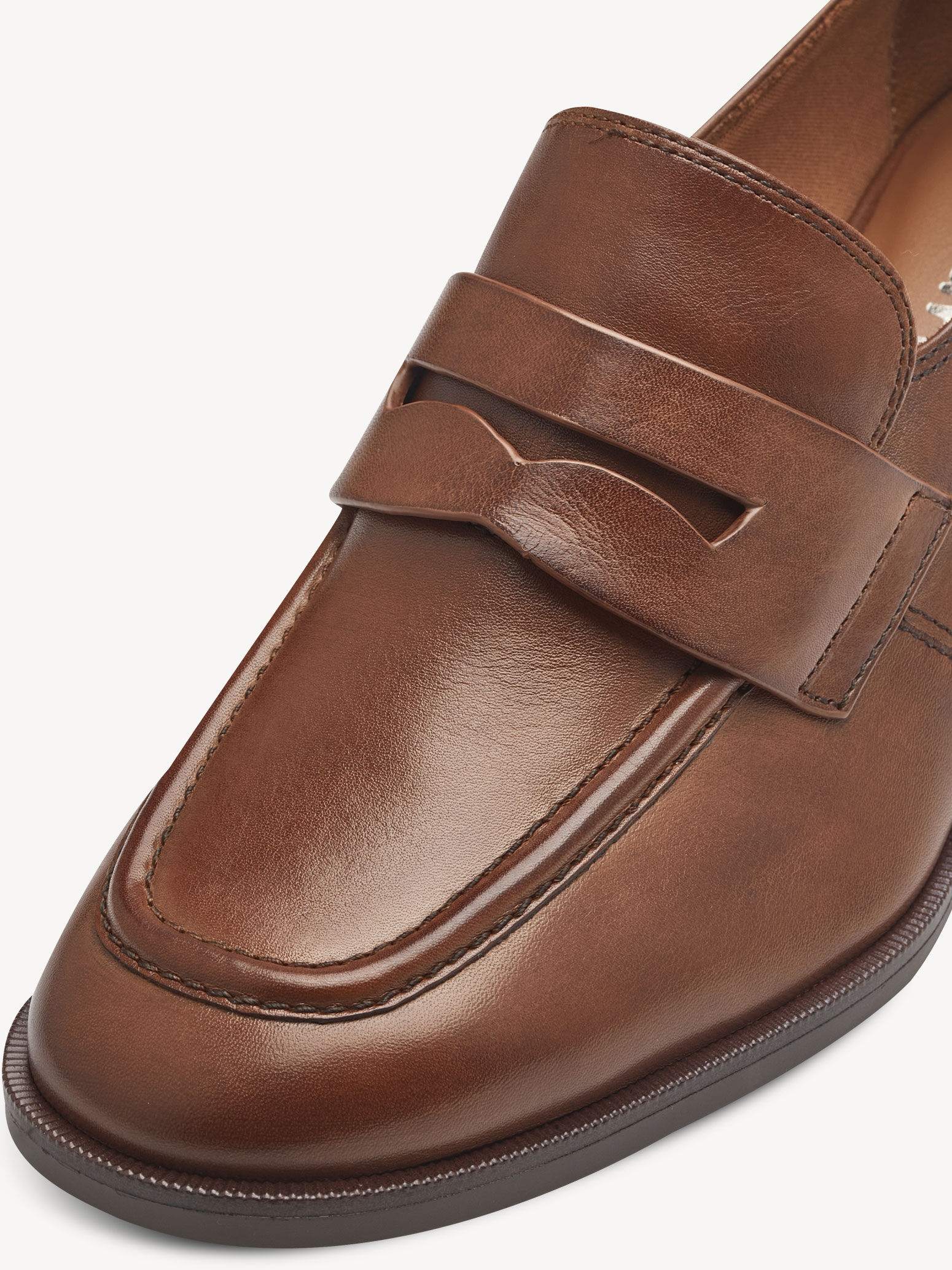 Slipper en cuir - marron