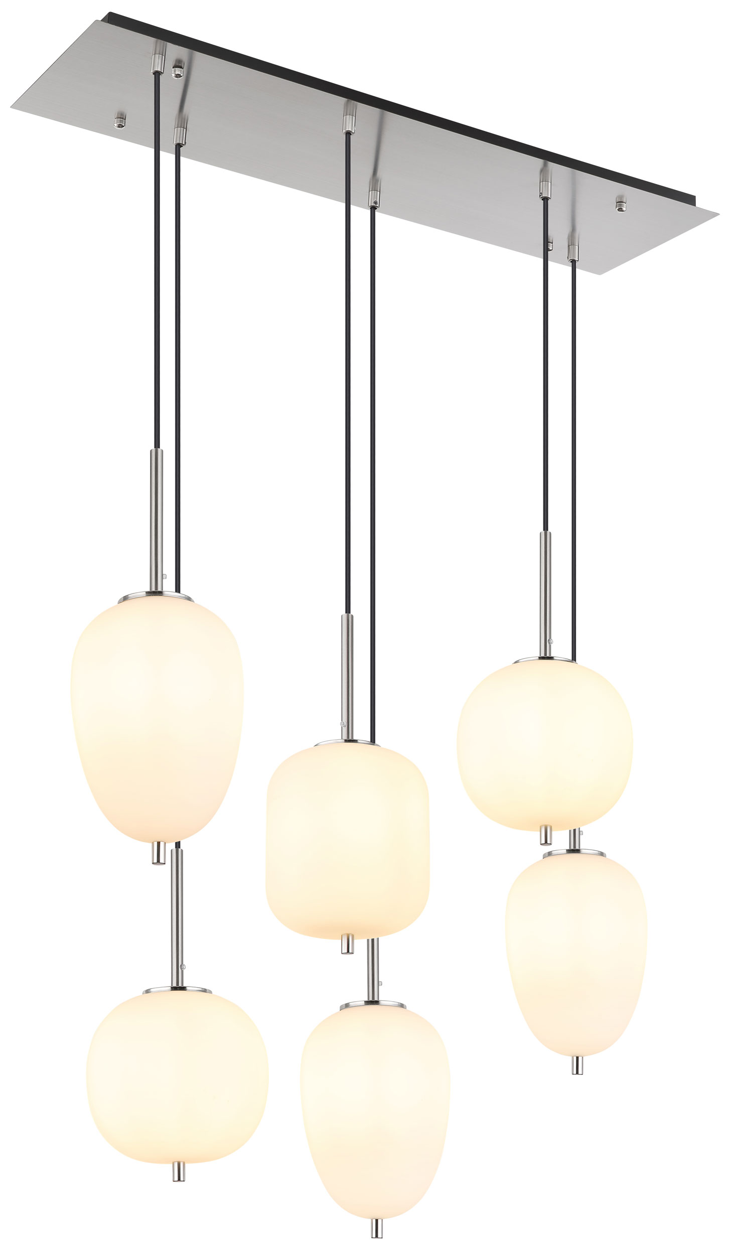 GloboLED-Pendelleuchte 6flg
