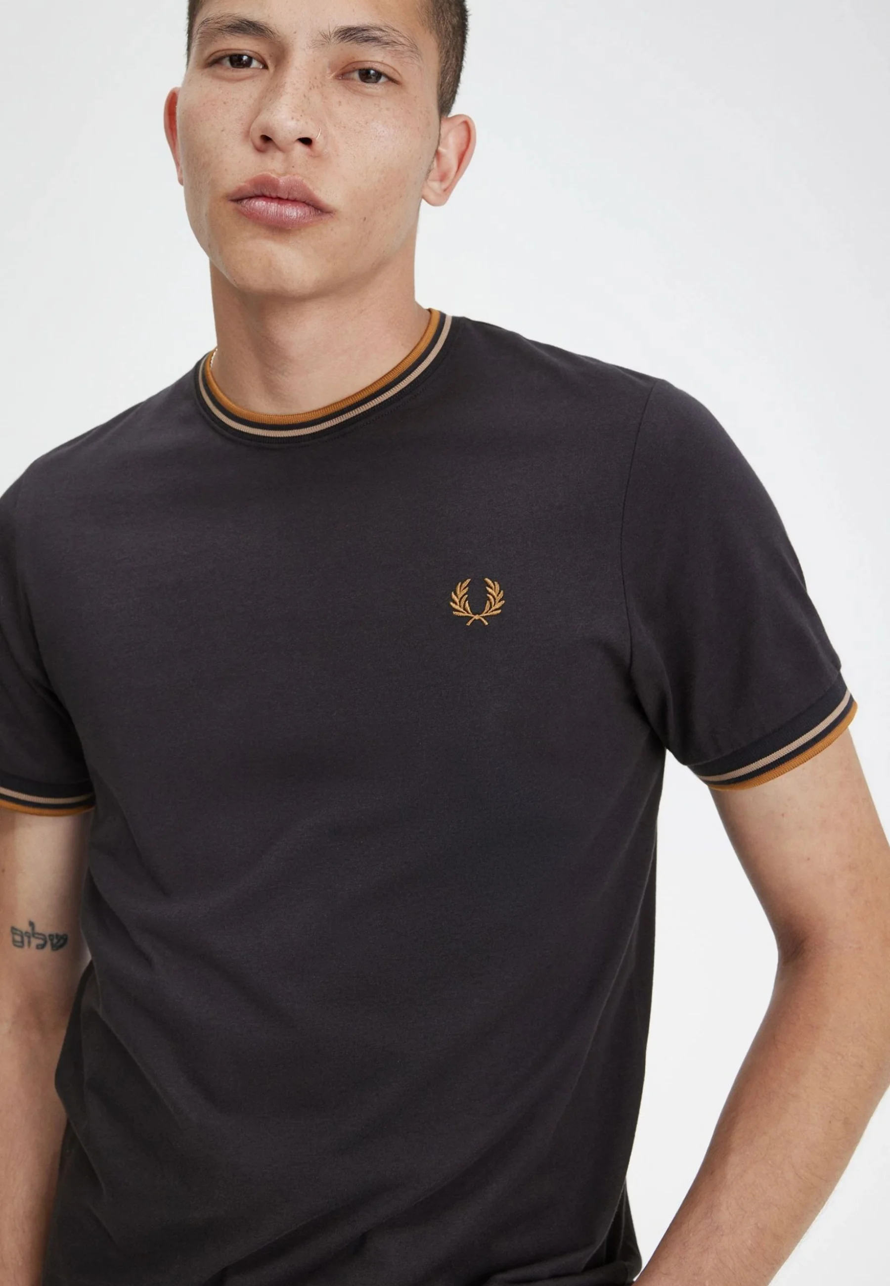 Fred Perry TWIN TIPPED - Camiseta básica