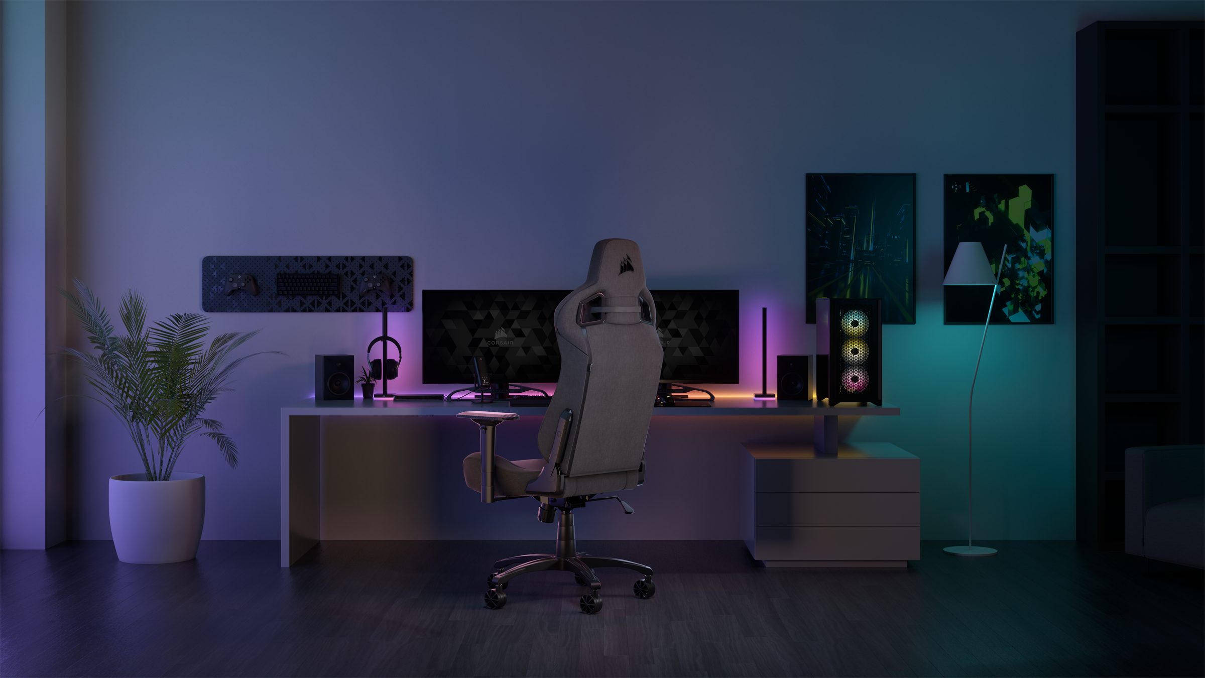 Corsair Gaming Chair T3 Rush (2023) - Charcoal