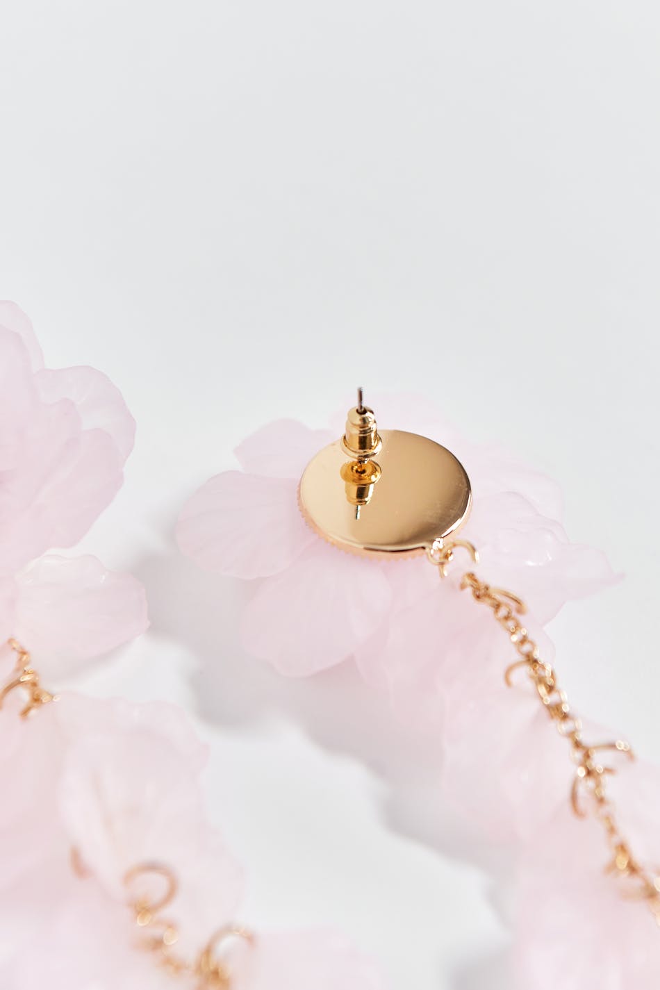 Hanging flower earrings