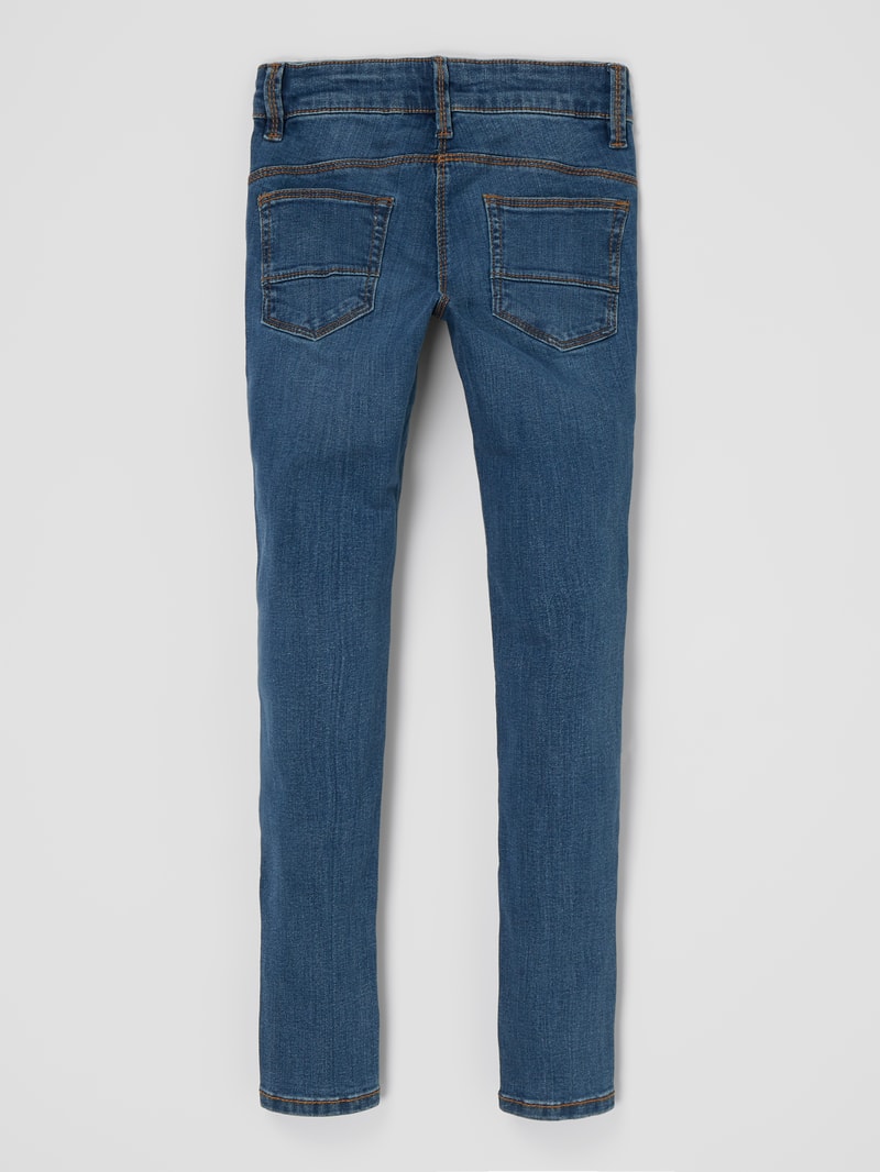 Skinny Fit Jeans mit Stretch-Anteil Modell 'Lissie' in blau