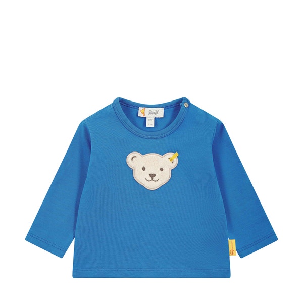 T-Shirt langarm, mittelblau