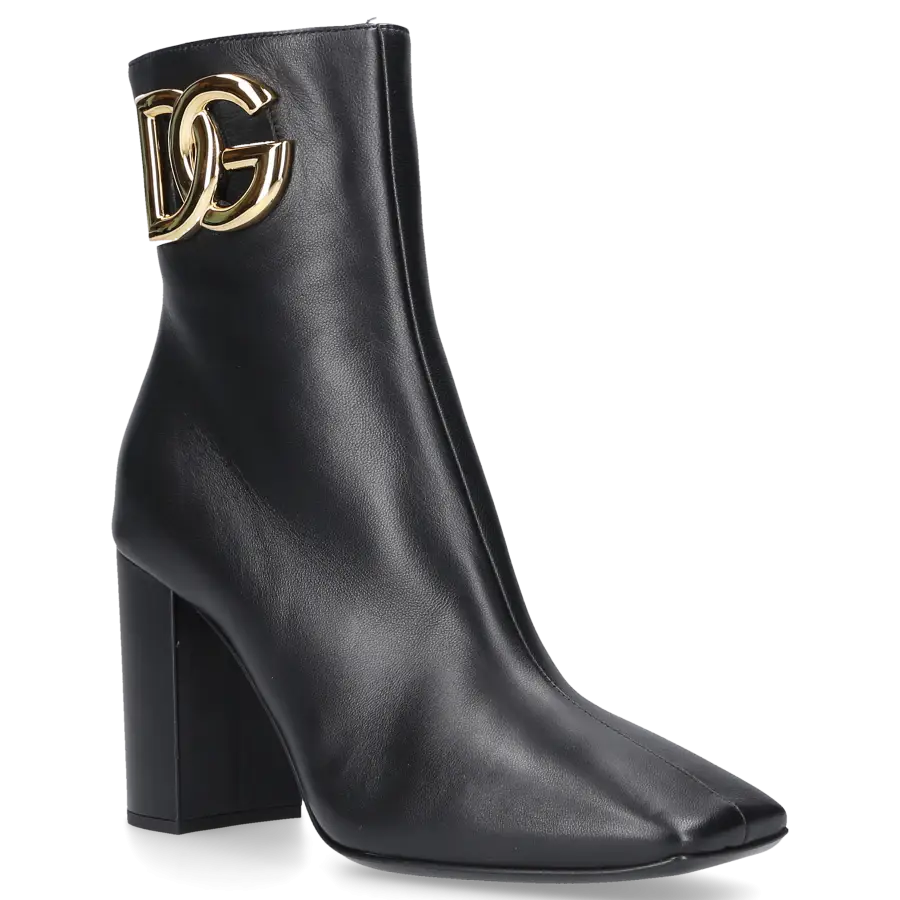 Dolce & Gabbana - Klassische Stiefeletten JACKIE Kalbsleder - schwarz