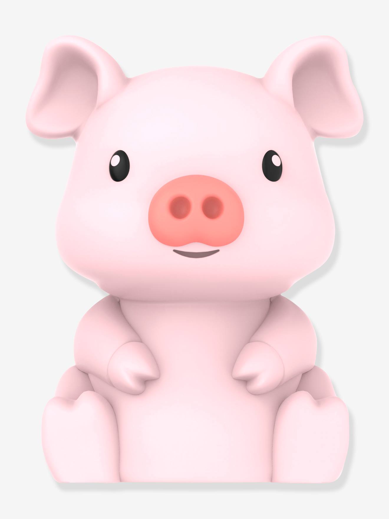Kleines Kinderzimmer Schweinchen-Nachtlicht DHINK - rosa