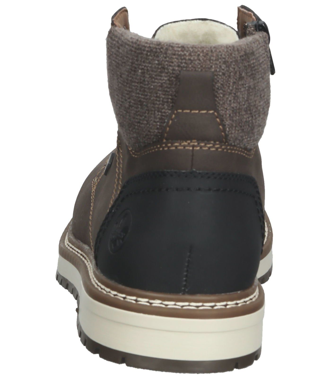 Rieker Stiefelette Lederimitat/Textil Schnürstiefelette