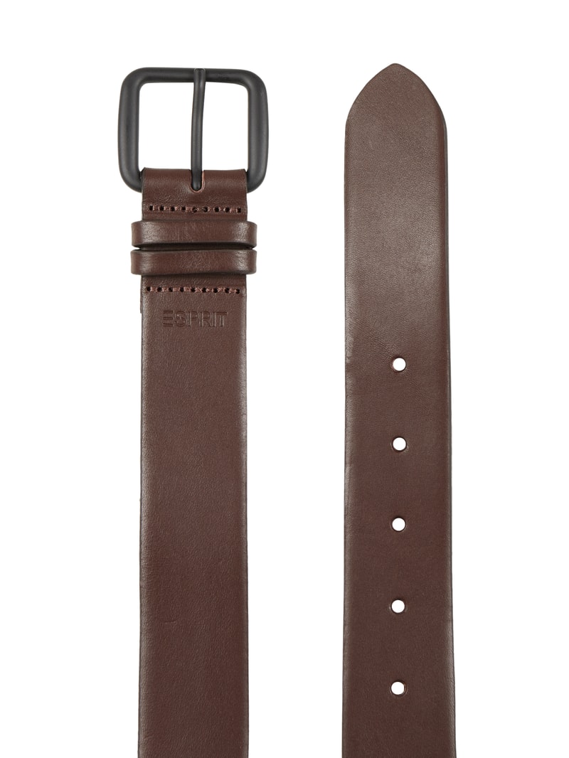Gürtel aus Leder in dunkelbraun