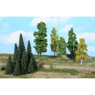 Miniwald-Set, Bäume und Tannen 5 - 18cm (40)