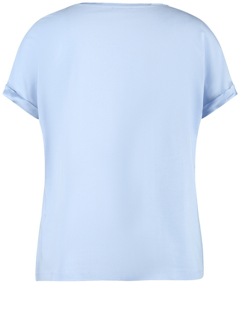 Kurzarmshirt mit Material-Patch