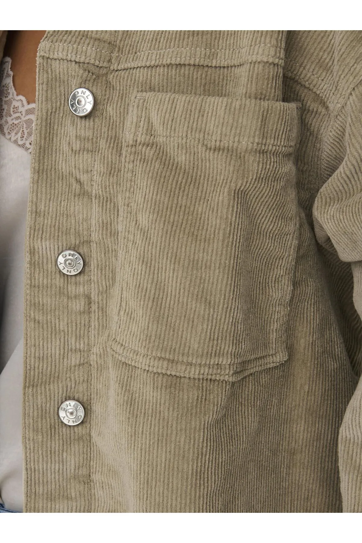 Only  Jacke - Beige - Regular Fit