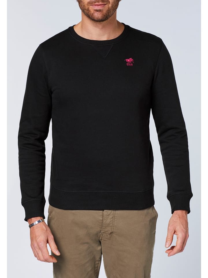 Polo Sylt Sweatshirt in Schwarz günstig kaufen