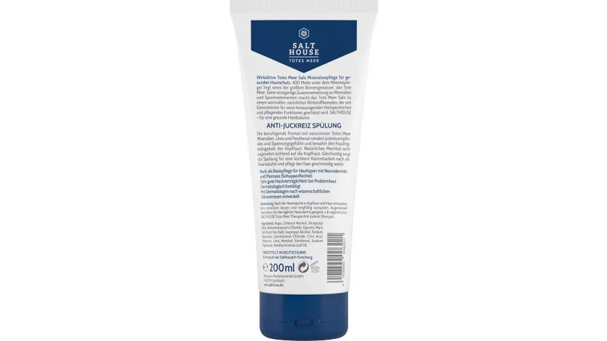 Salthouse Totes Meer Anti-Juckreiz Spülung 200 ml