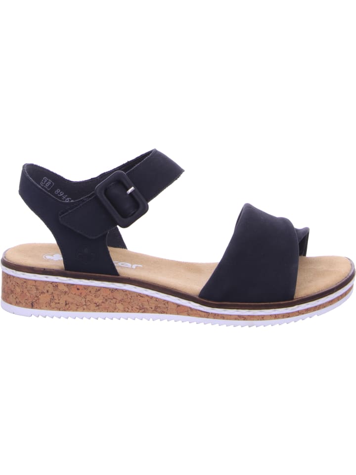 rieker Keilsandalette in schwarz günstig kaufen