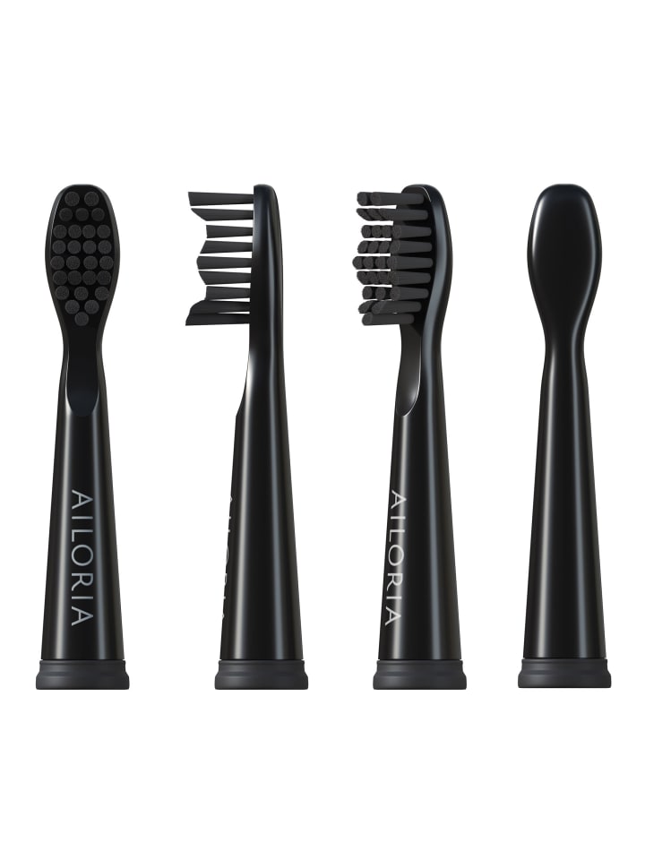 Ailoria FLASH TRAVEL Ersatzbürstenköpfe 6er Set in schwarz / schwarz günstig kaufen onesize