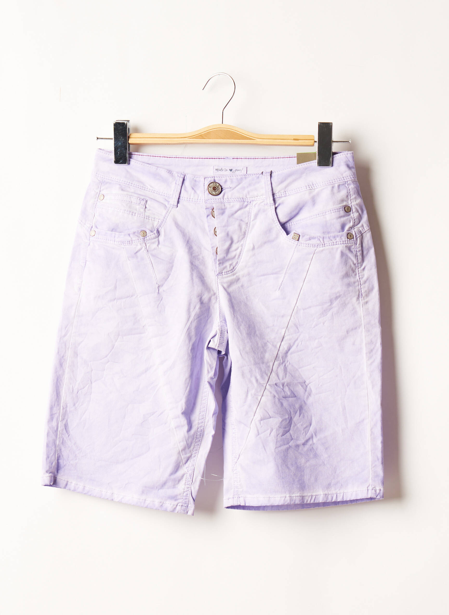Street One Bermudas Femme couleur violet