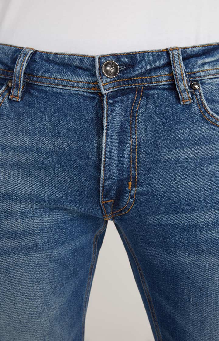 Candiani Denim Hamond in Mittelblau