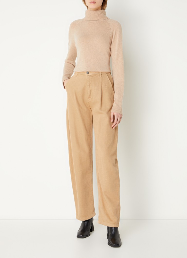 Maglione a collo alto Benetton in maglia fine misto cashmere