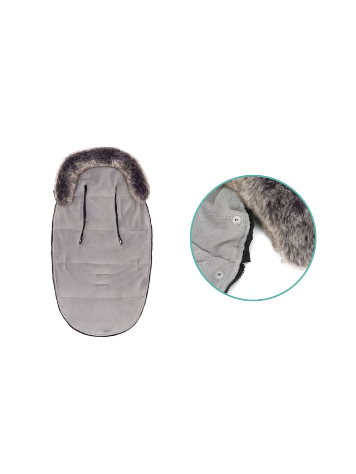 Kinderhaus Blaubär Fillikid Winterfußsack Manaslu TOP in Schwarz günstig kaufen 50 x 100 cm