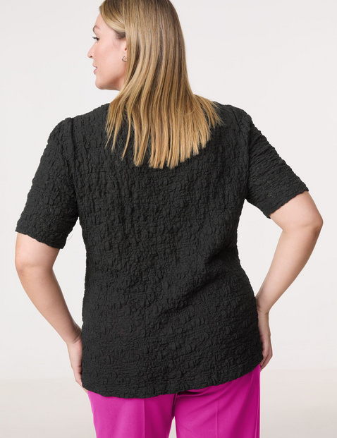Spitzenshirt mit Bubble-Effekt