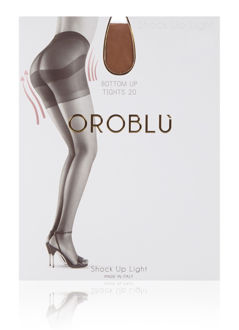 Oroblu Shock Up Light formējošās zeķubikses no 20 denjē auduma