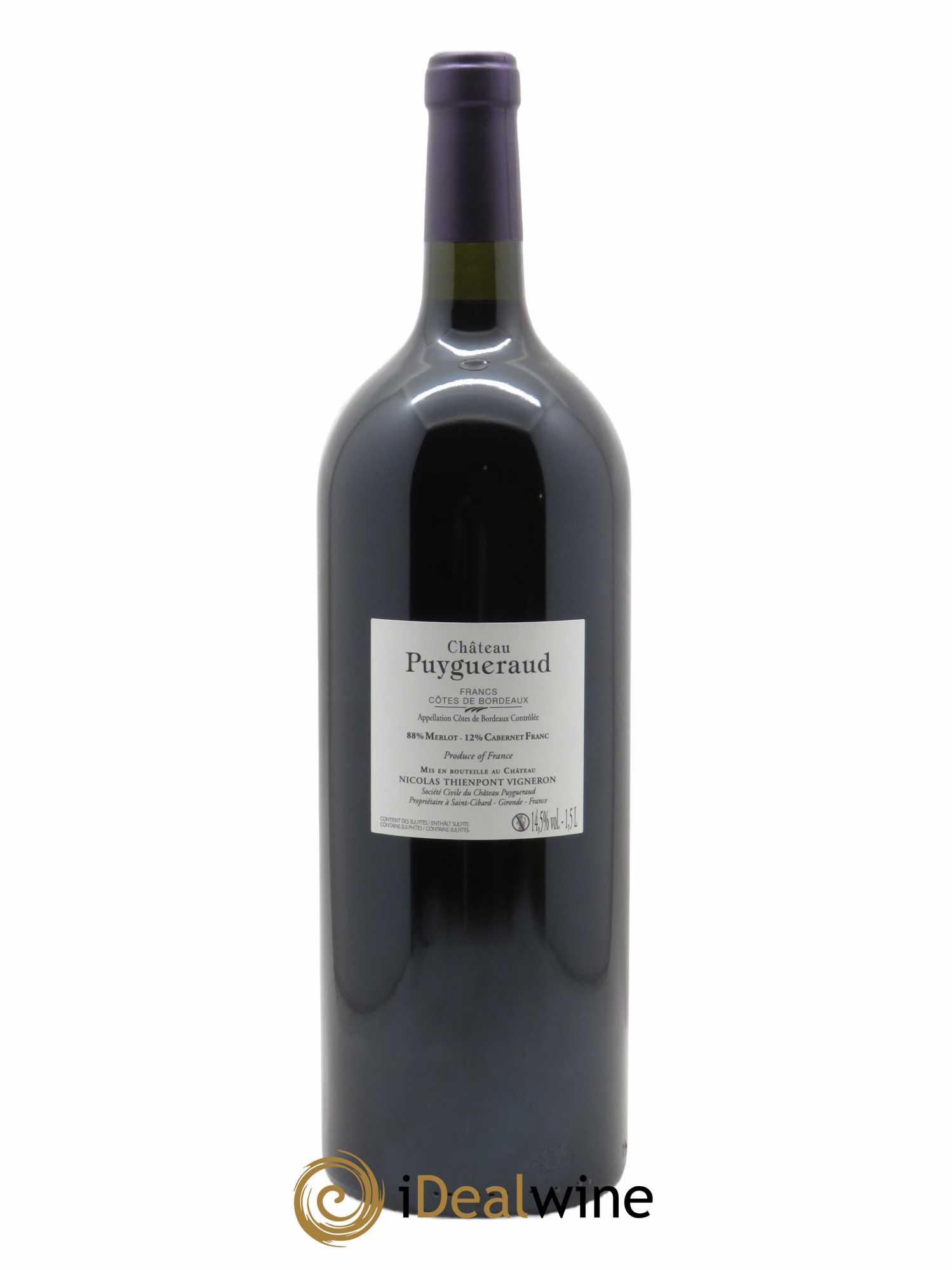 Château Puygueraud  2020 - Lot de 1 Magnum