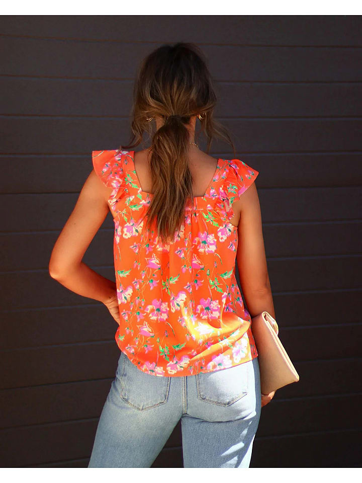 LA Angels Bluse in Orange günstig kaufen