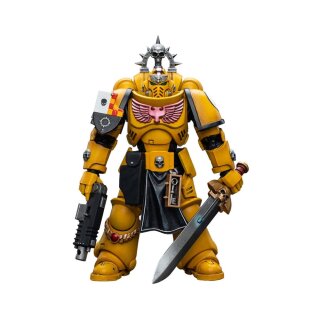Warhammer 40k Actionfigur 1/18 Imperial Fists Lieutenant with Power Sword 12 cm