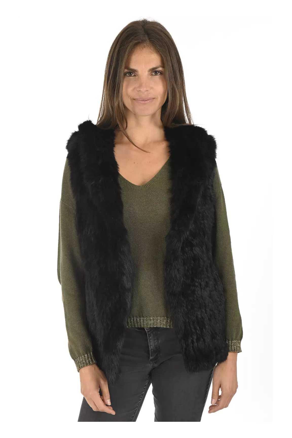 La Canadienne Autres Gilets Femme couleur noir
