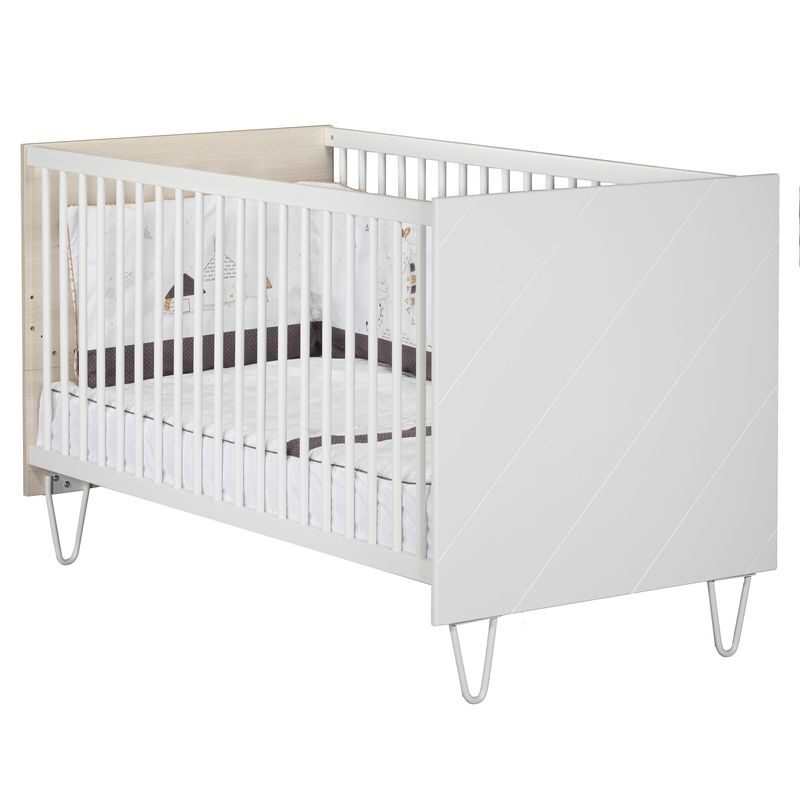 Lit bébé évolutif en lit junior Little big bed 140x70 Happy