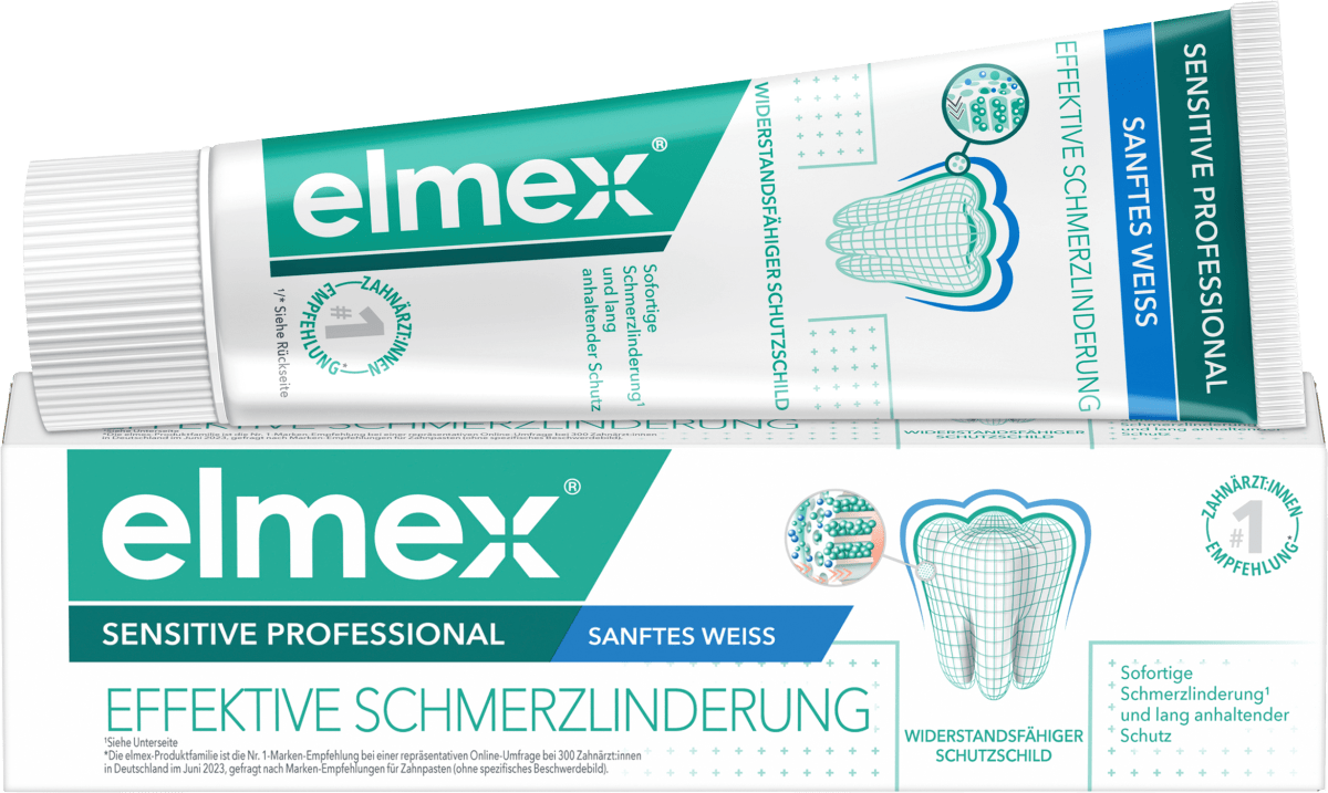 Zahnpasta Sensitive Professional Sanftes Weiss, 75 ml