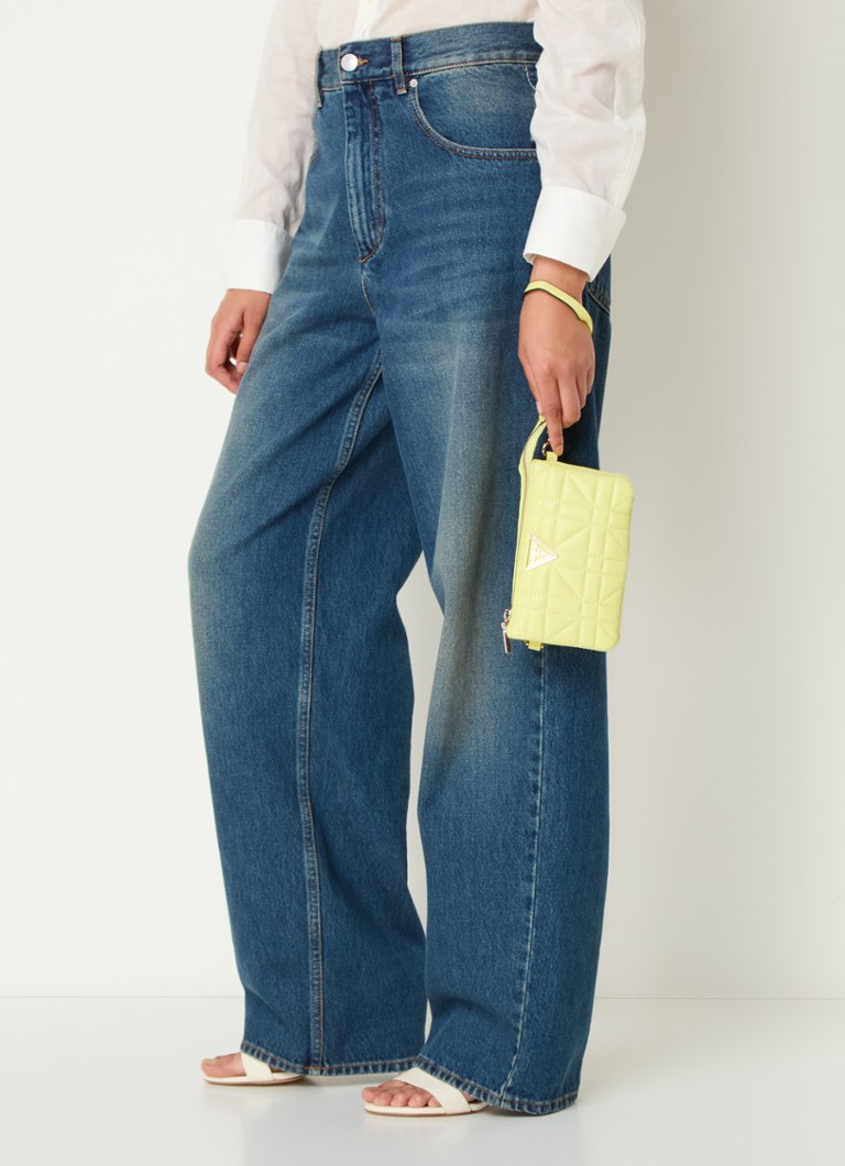 GUESS Latona mini crossbody torba s logotipom i odvojivim remenom za rame