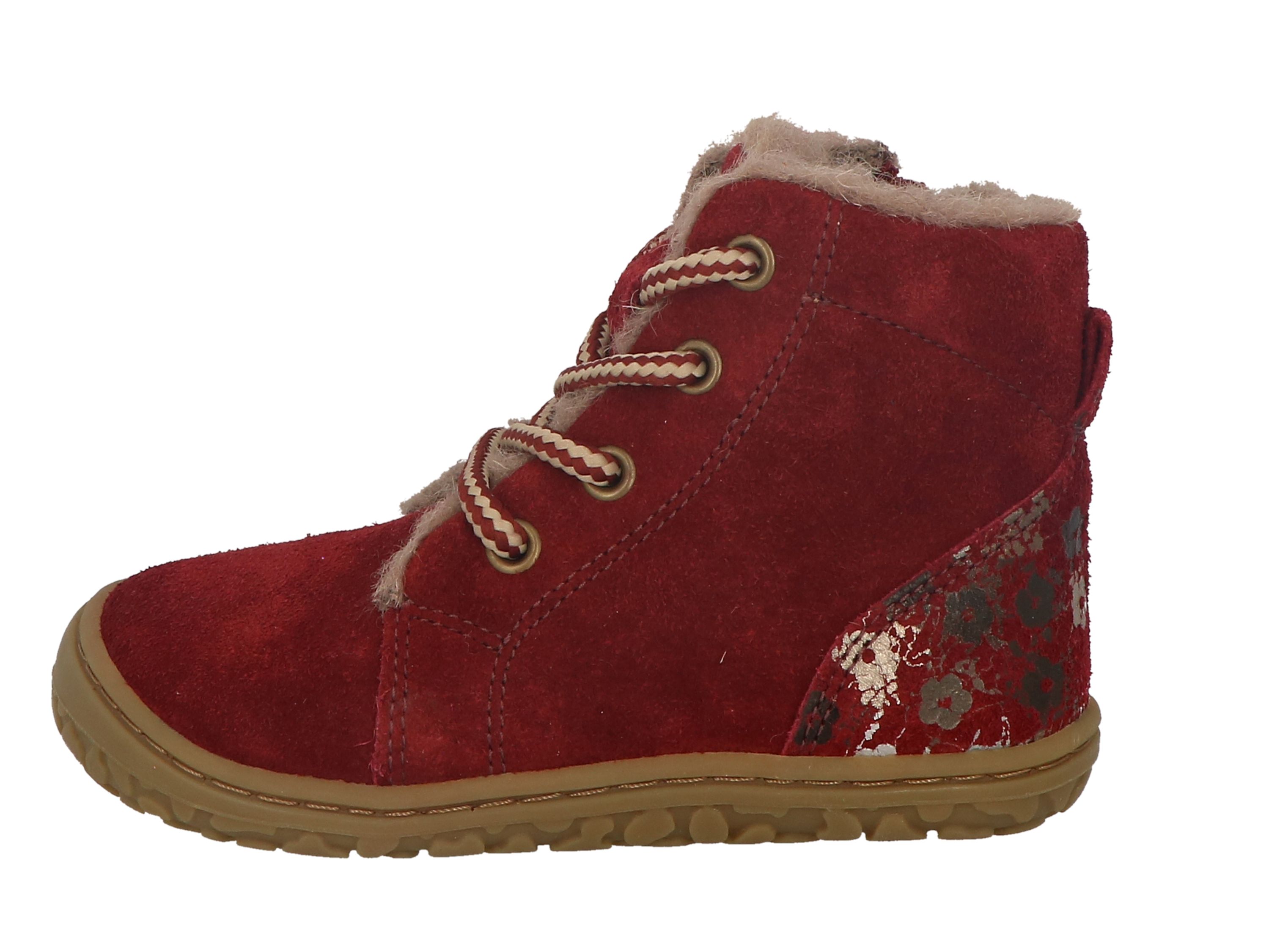 Lurchi Lauflernschuh Nurdi Barefoot - bordo