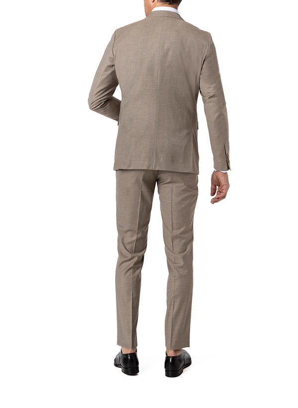 CG, Anzug mit Weste, Slim Fit, Schurwolle, sand meliert